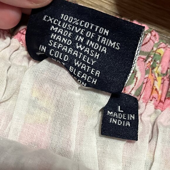 Madison Mathews Hope Mini Dress SZ Large Pink Floral Back Bow Tie Stretch - Picture 6 of 9